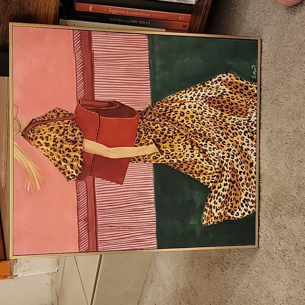 Animal print wall decor 15×13